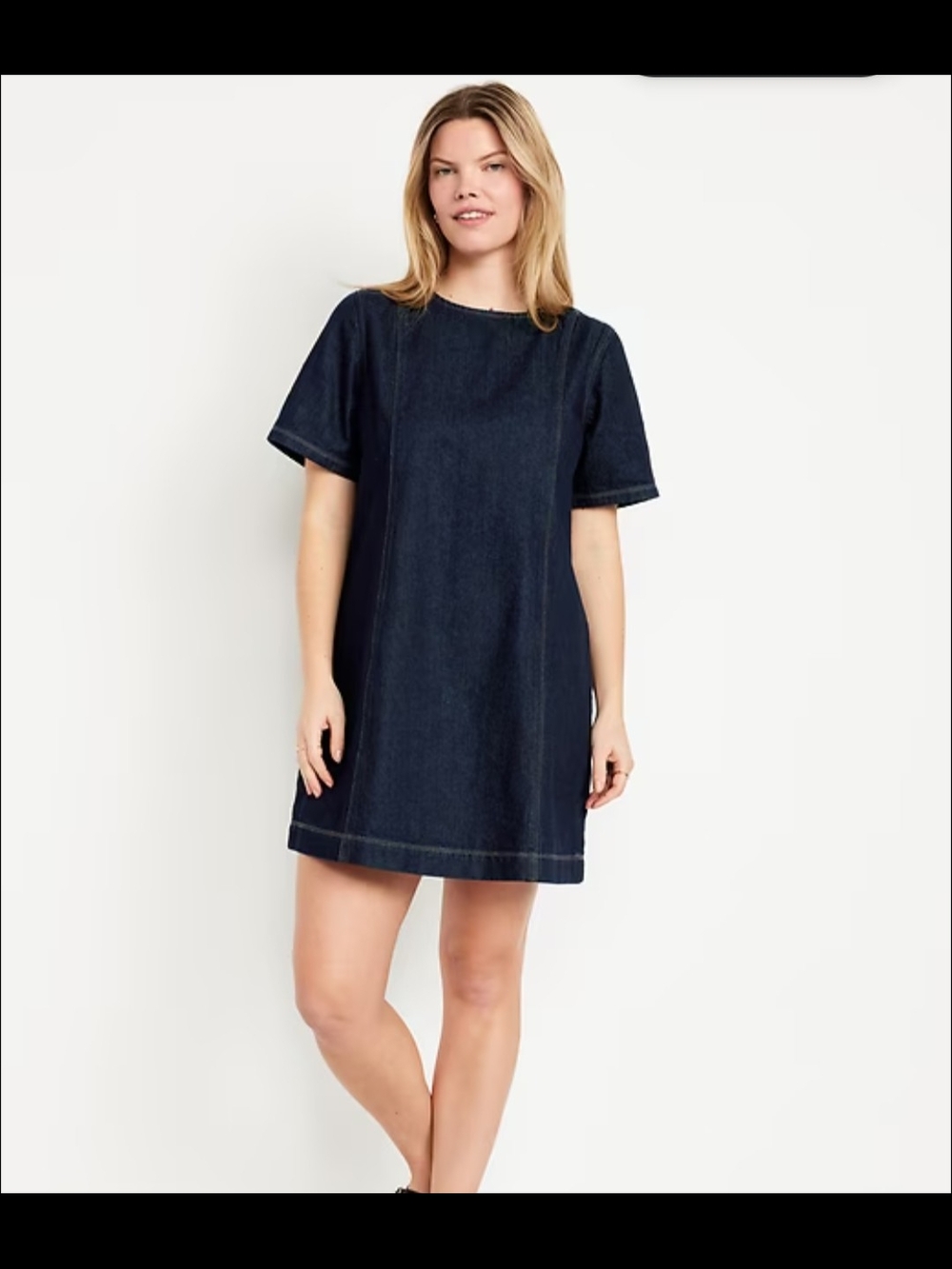 NWT Classic Dark Blue Denim Mini